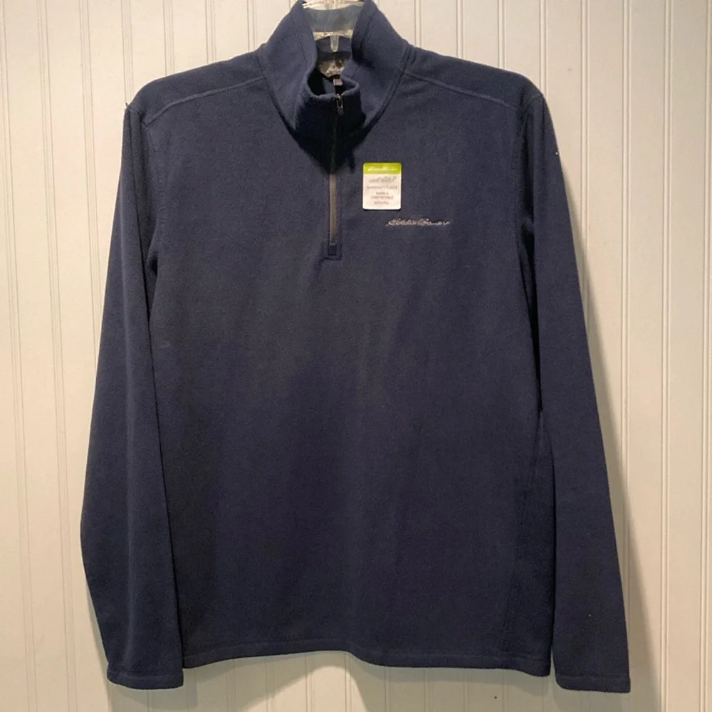 NWT Eddie Bauer 1/4 Zip Fleece Size L